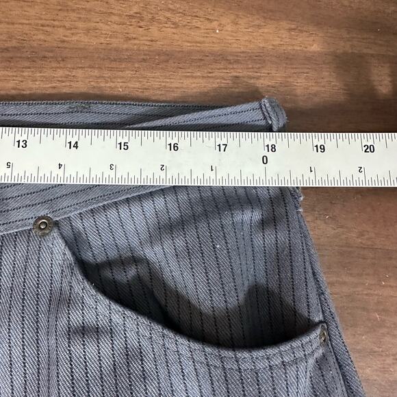 Wrangler VTG Pinstripe Blue Talon 42 Regular‎ Fit 38 x 30 EUC - Picture 10 of 13